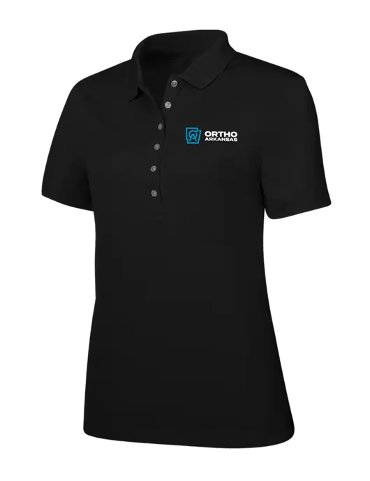 Callaway Womens Ottoman Black Polo w/Ortho Logo
