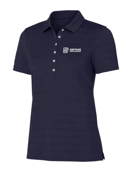 Callaway Womens Navy Ventilated Polo w/Ortho Logo