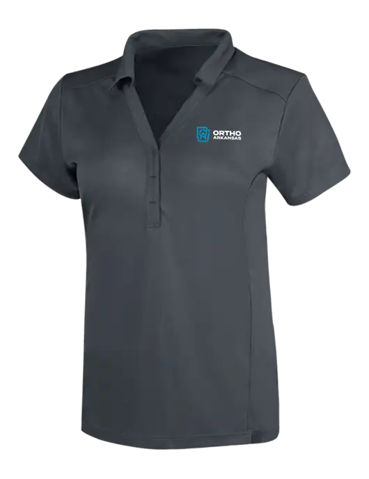 OGIO Dark Grey Womens Framework Polo w/Ortho Logo