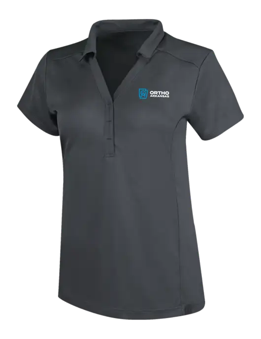 OGIO Dark Grey Womens Framework Polo w/Ortho Logo