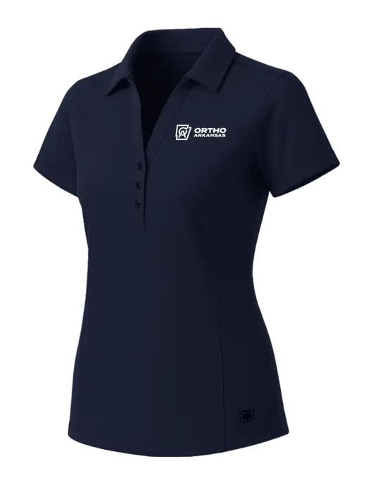 OGIO Womens Navy ONYX Polo w/Ortho Logo