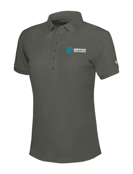 OGIO Womens Medium Grey Jewel Polo w/Ortho Logo