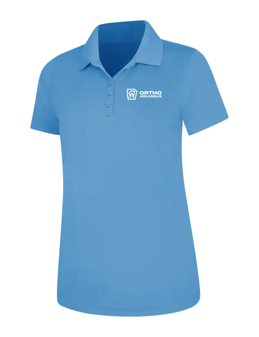 Carolina Blue Womens Dry Zone UV Mesh Polo w/Ortho Logo