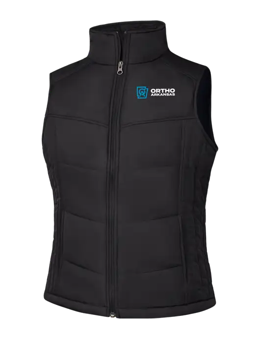 Womens Black/Black Vest w/Ortho Logo