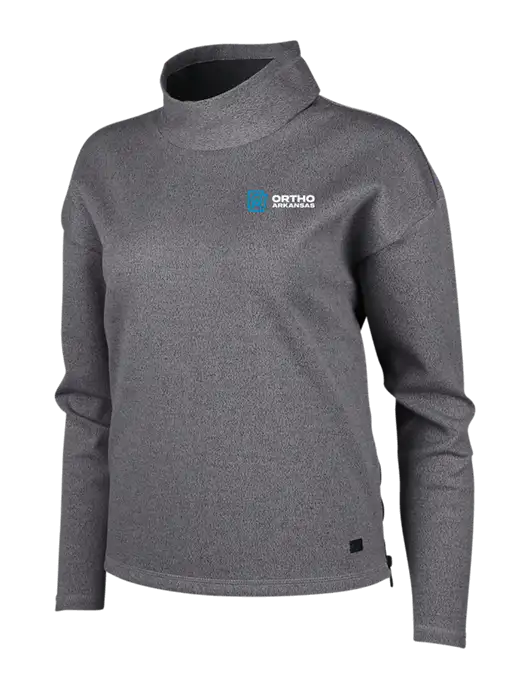OGIO Blacktop Heather Womens Transition Pullover w/Ortho Logo