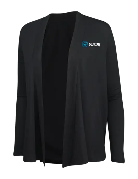 Black Womens Concept Cardigan w/Ortho Logo