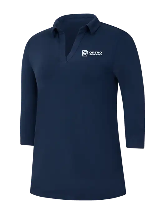 Navy Womens Luxe Knit Tunic w/Ortho Logo