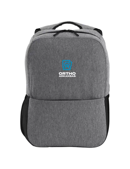 Access Square Laptop Graphite Heather/Black Backpack w/Ortho Logo