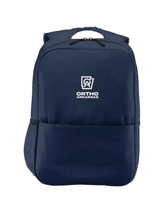 Access Square Laptop River Blue Navy Backpack w/Ortho Logo