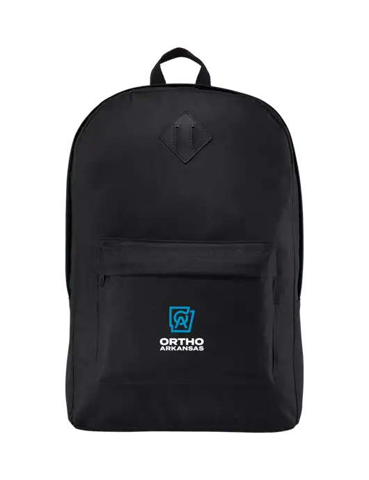 Retro Black Backpack w/Ortho Logo