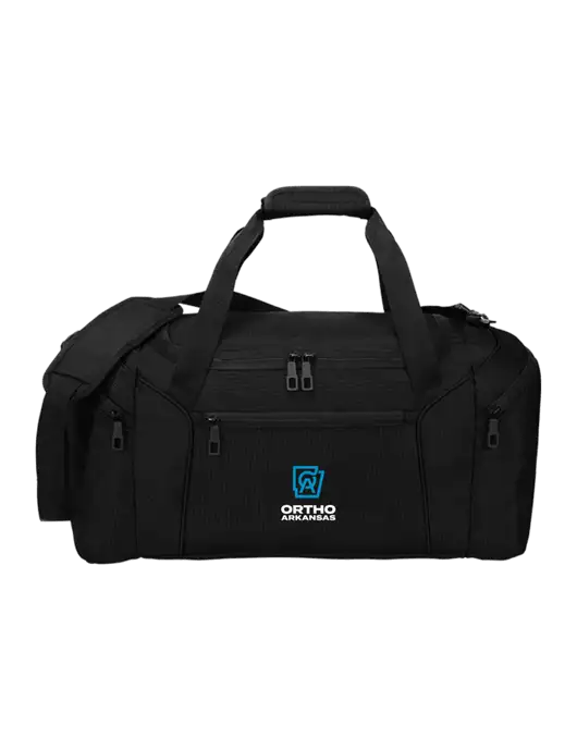 Slim & Lite Black Duffel    w/Ortho Logo