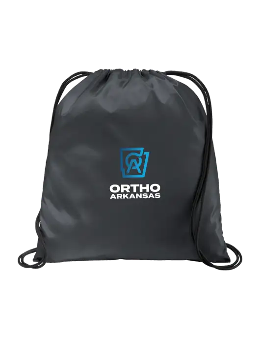 Drawstring  Graphite Grey Cinch Pack w/Ortho Logo