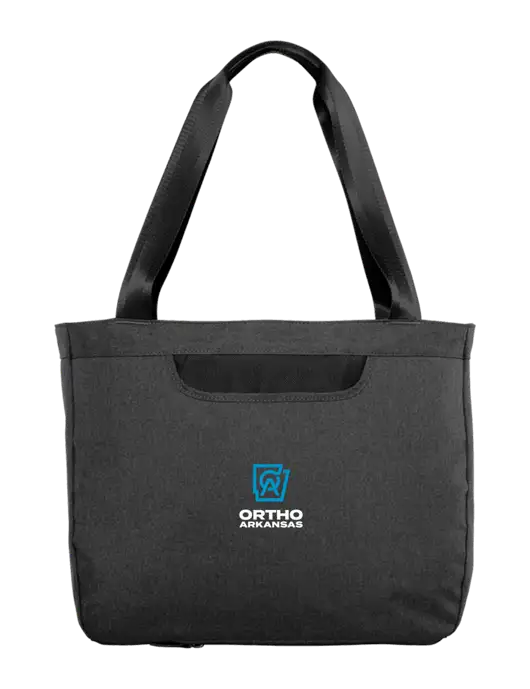 Exec Graphite Heather/Black Laptop Tote w/Ortho Logo