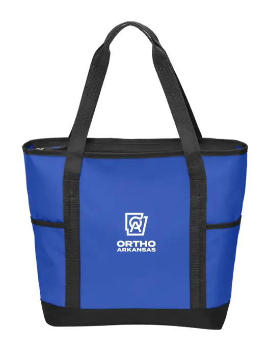 On the Go Royal/Black Tote w/Ortho Logo
