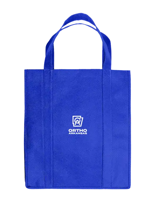 Eco Reusable Jumbo Royal Shopping Bag w/Ortho Logo