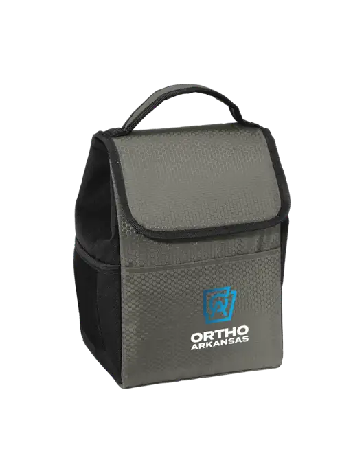 Lunch Bag Grey/Black Cooler w/Ortho Logo