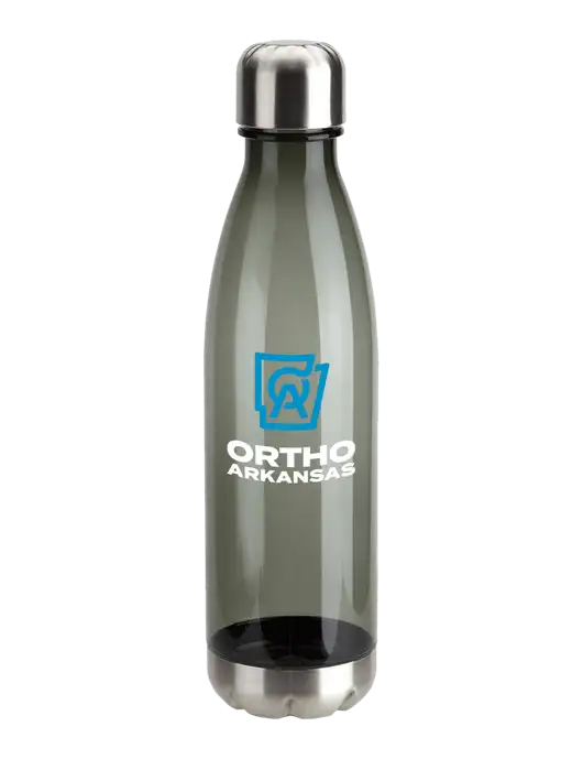 Bayside Tritan Smoke 25 oz Bottle with Stainless Base and Cap w/Ortho Logo