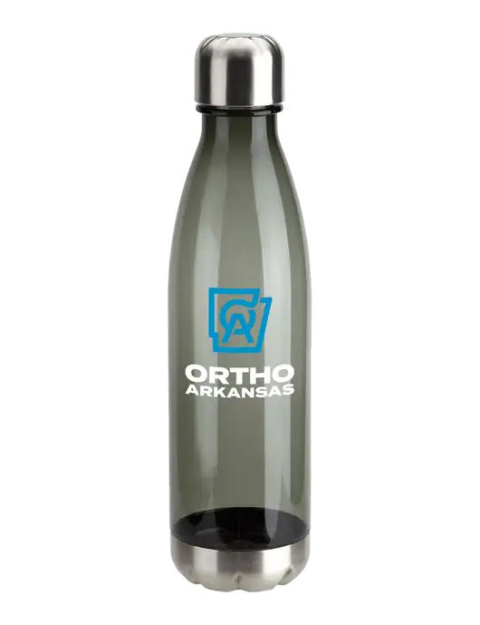 Bayside Tritan Smoke 25 oz Bottle with Stainless Base and Cap w/Ortho Logo