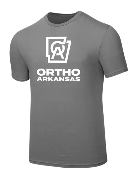 Seriously Soft Medium Grey T-Shirt w/Ortho Logo