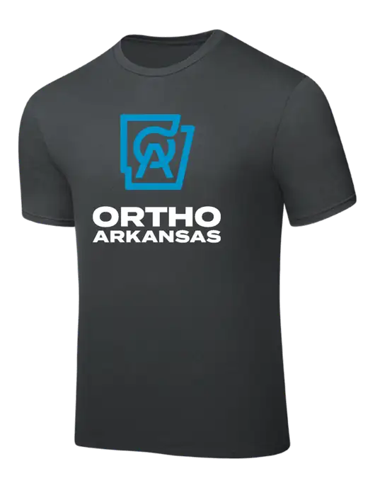 Dark Grey PosiCharge Competitor Tee w/Ortho Logo