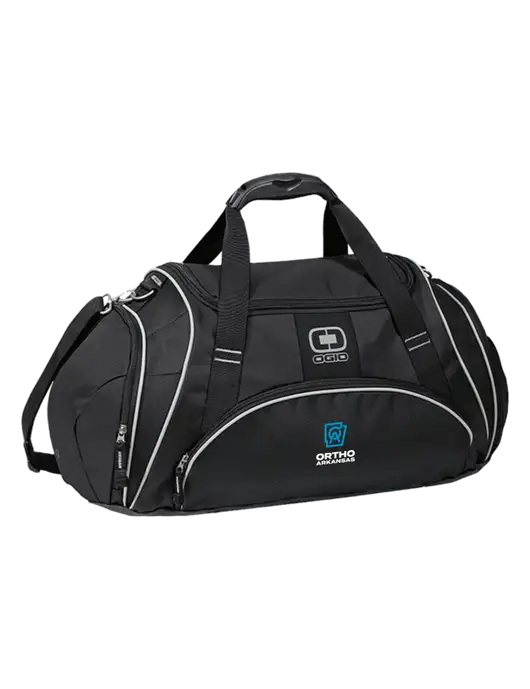 OGIO Black Crunch Duffel
 w/Ortho Logo