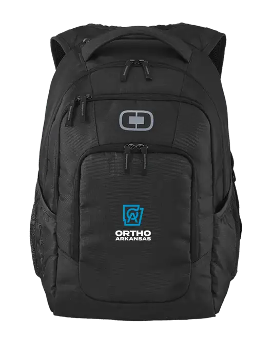OGIO Black Logan Laptop Backpack
 w/Ortho Logo