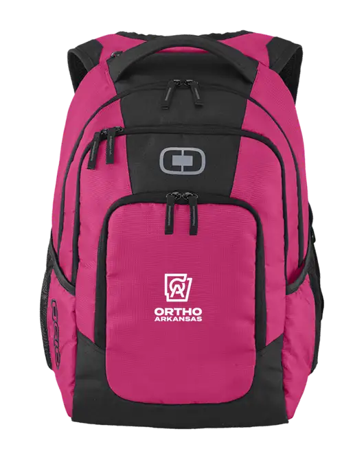 OGIO Flush Pink Logan Laptop Backpack
 w/Ortho Logo