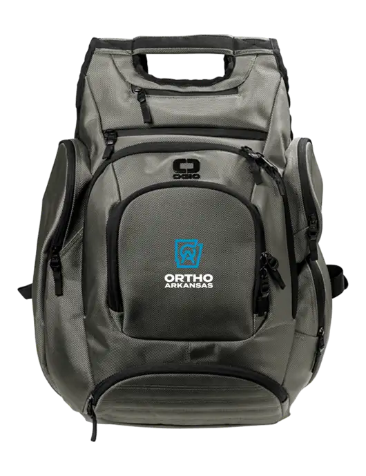 OGIO Medium Grey Metro Ballistic Laptop Backpack w/Ortho Logo
