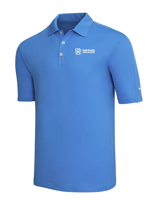 Nike Light Royal Blue Tech Sport Dri-FIT Polo w/Ortho Logo