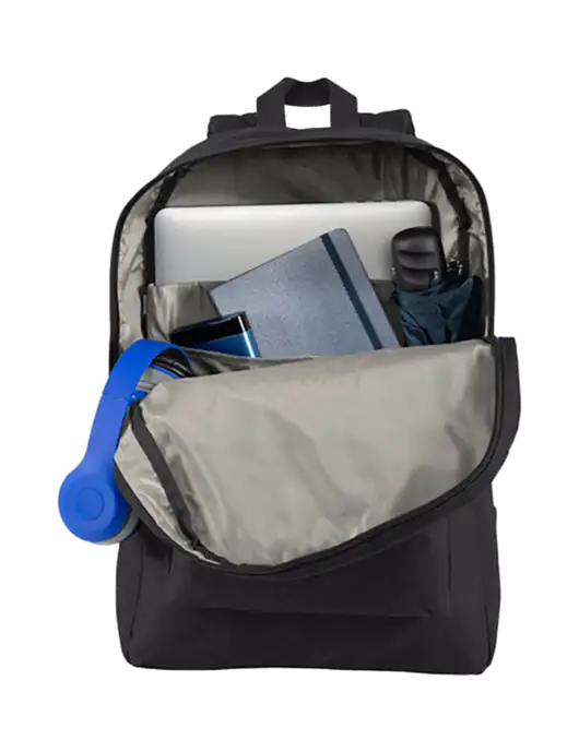 Retro Black Backpack w/Ortho Logo